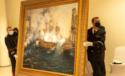 “El Glorioso” ya se exhibe en el Museo Naval de San Fernando