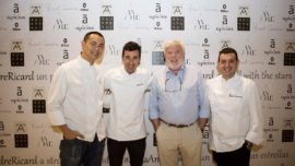 El menú de Atxa, Camarena y Chiang en Azurmendi